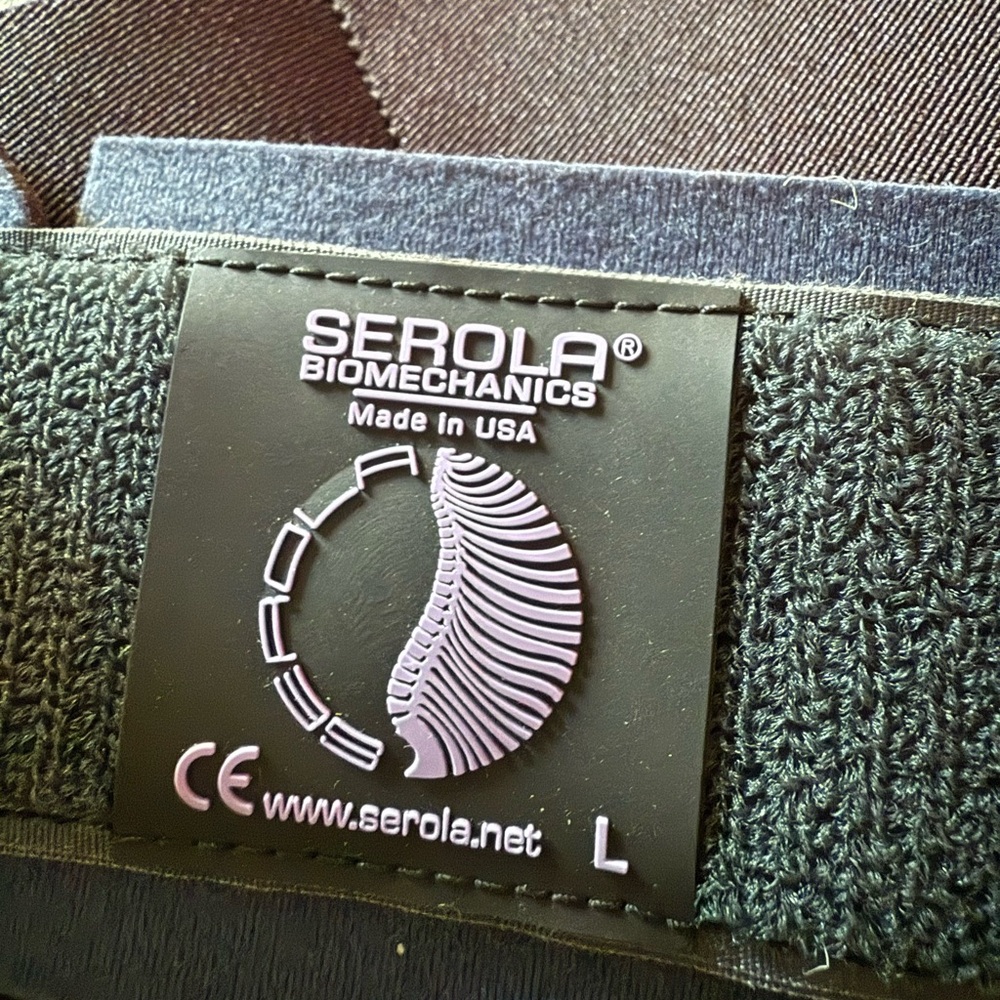 Serola Black Support Belt - Picture 2 of 2